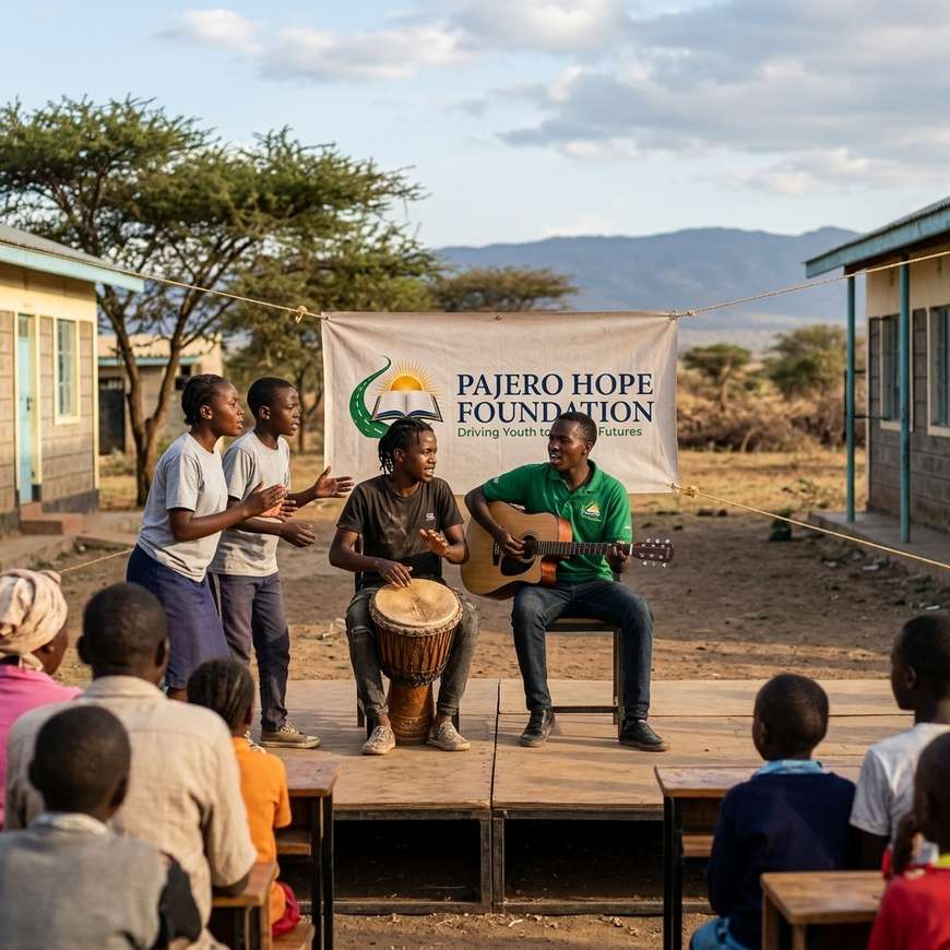 Students performing music on stage — talent, courage, and creativity finding their moment to shine.